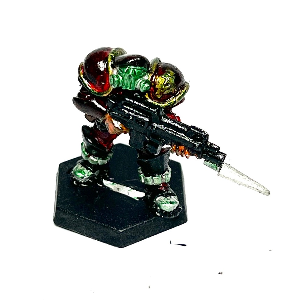 Warzone Mutant Chronicles Imperial Hunter Miniature Metal OOP 90s Painted